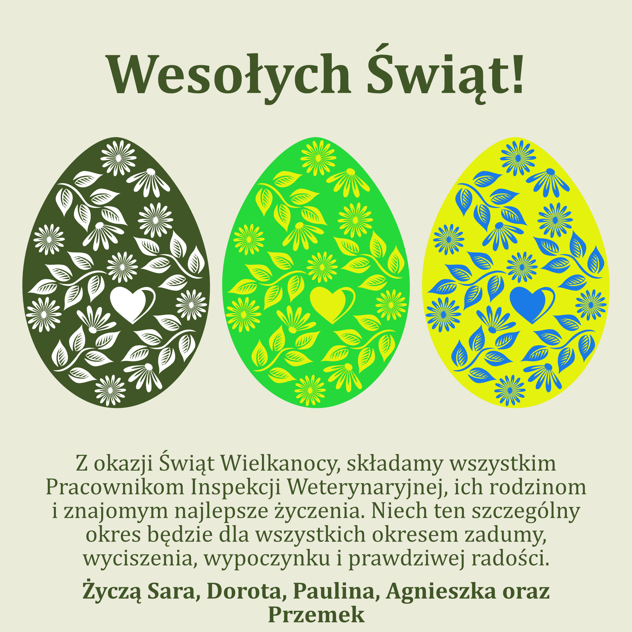 Życzenia wielkanocne od Zarządu OZZPIW