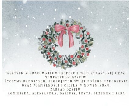 Życzenia świąteczne od Zarządu OZZPIW